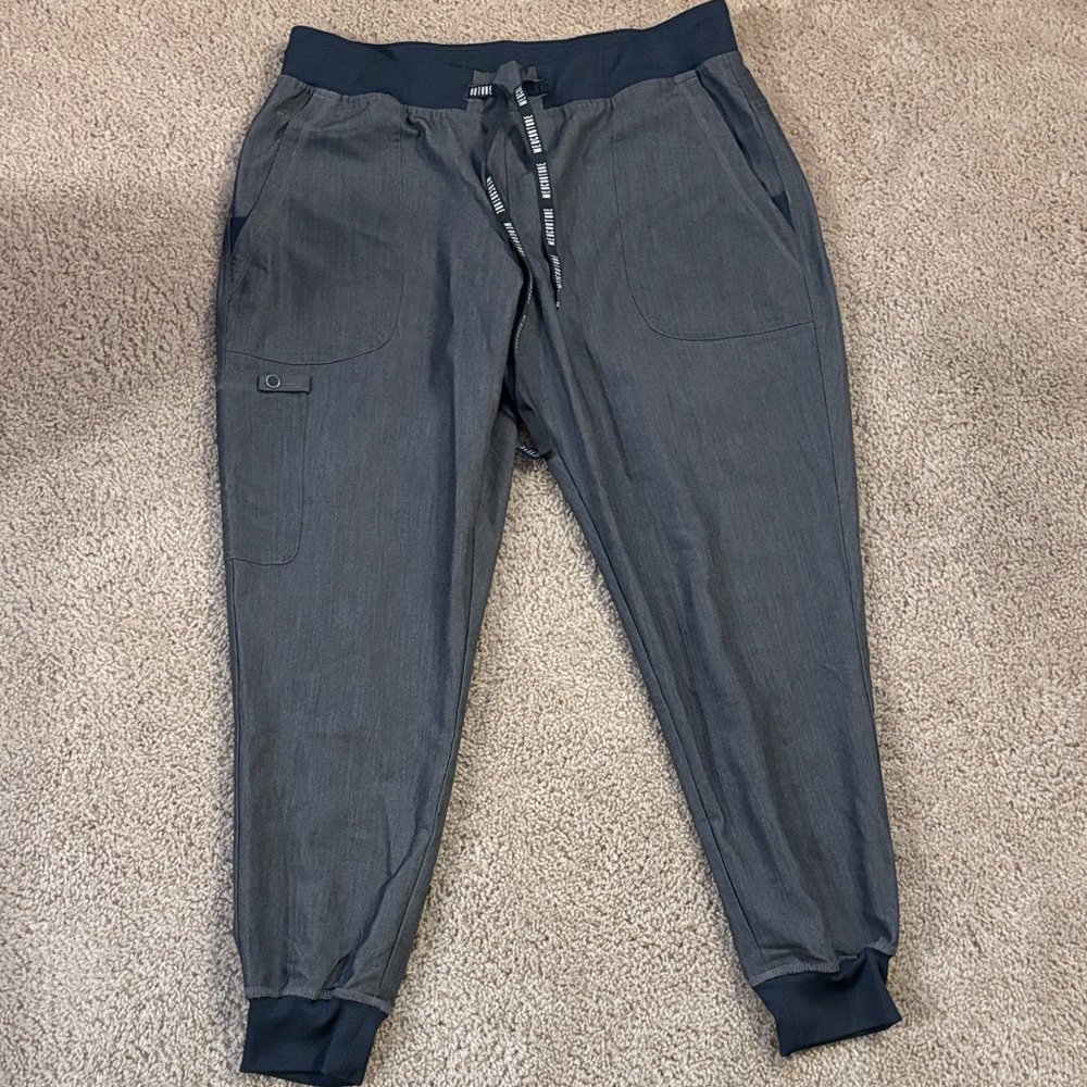 Med Couture Charcoal Jogger Pants